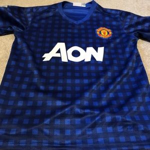 Manchester United 2012/2013 Blue Jersey Size AS